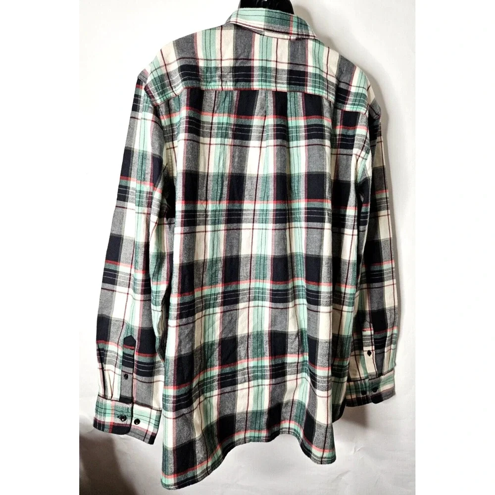 New  Mens North Face Arroyo Lightweight Flannel Plaid Button Down Shirt Size XXL